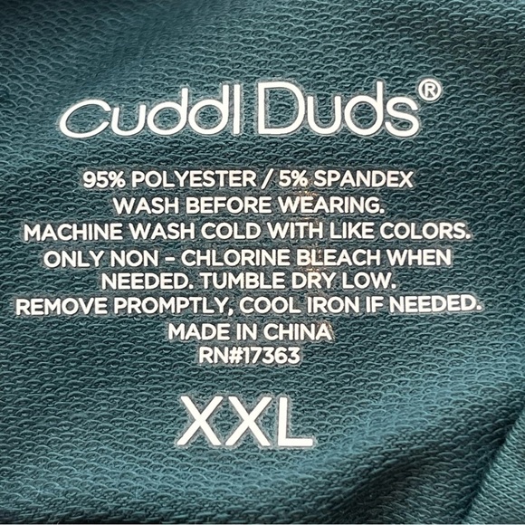 Cuddl Duds Men’s Size XXL 2 Pair French Terry Sleep Pajama Lounge Pants New - Picture 3 of 7